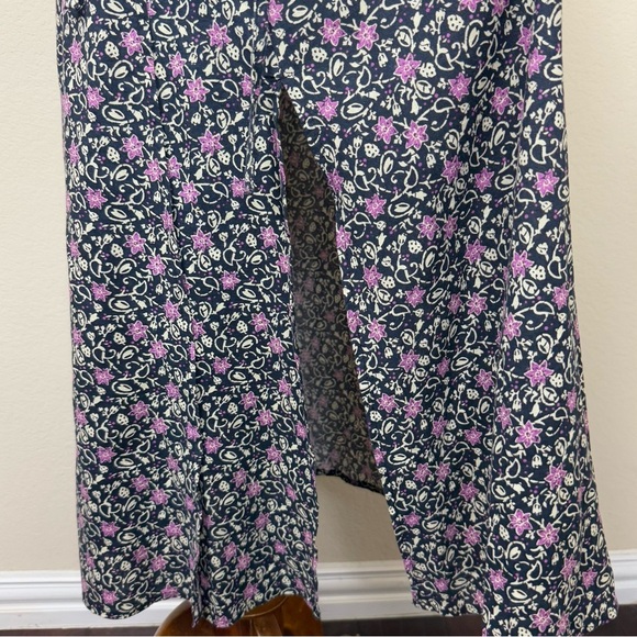 Marine Layer Emlyn Midi Dress in Floral Block Print - Picture 9 of 14